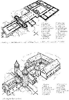 St_Michaels_Basilika_Grundriß_Rekonstruktion